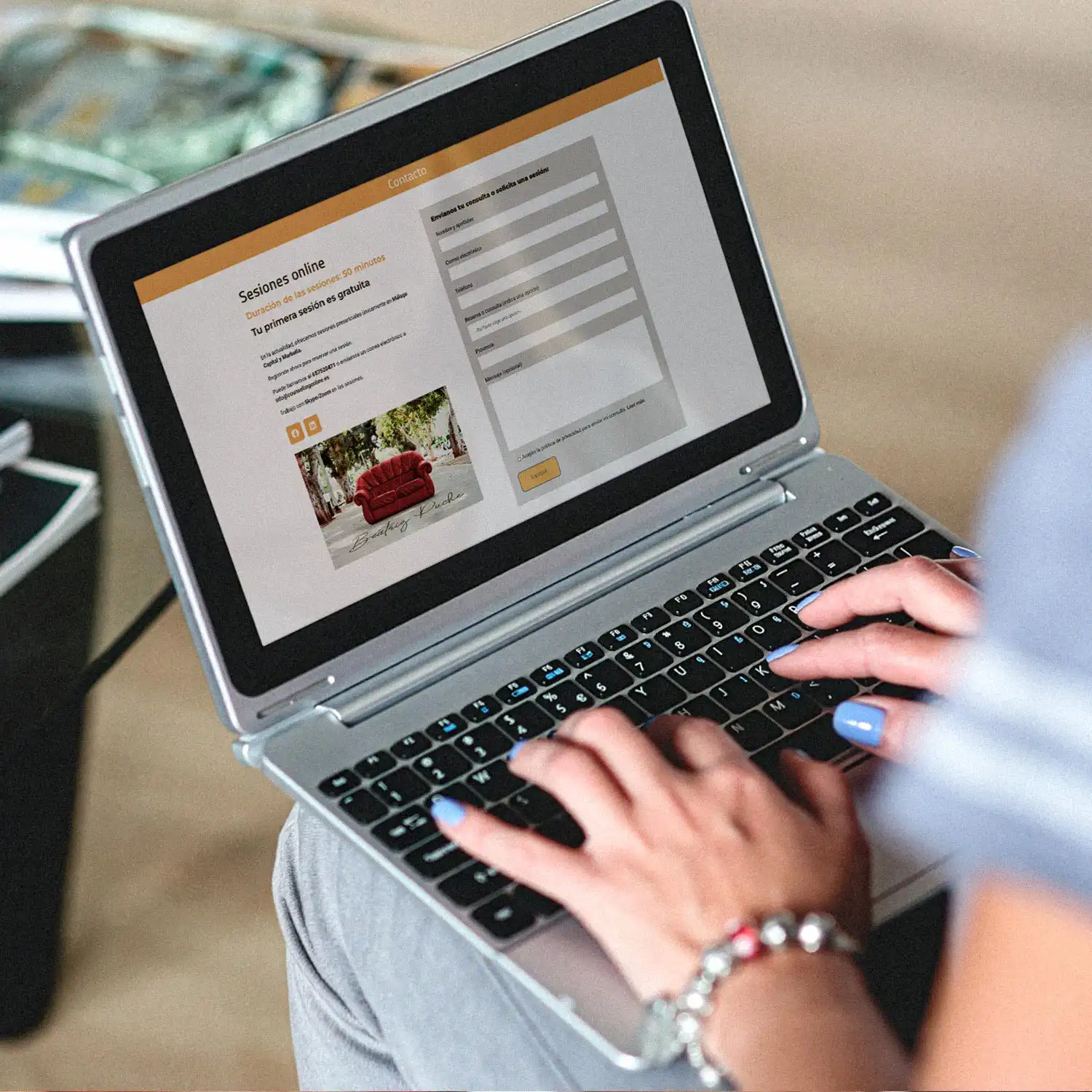 Diseño y desarrollo de sitio web para Beatriz Puche Psicoterapeuta