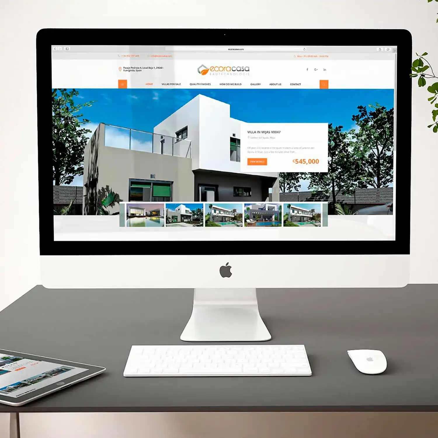 Diseño web wordpress para inmobiliaria en Málaga. Mejor Agencia de Publicidad en Málaga. Elkoko.