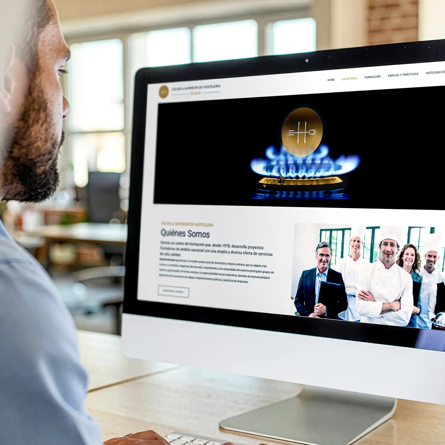 Diseño y desarrollo de página web corporativa educativa