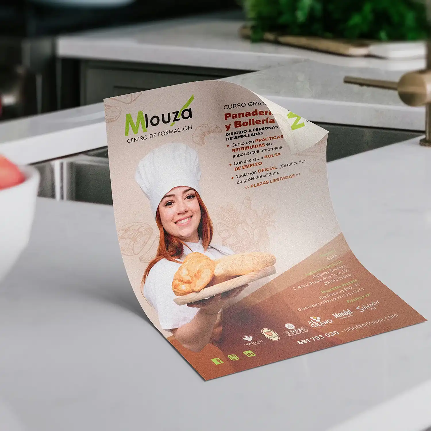 diseño de flyers corporativos para hosteleria